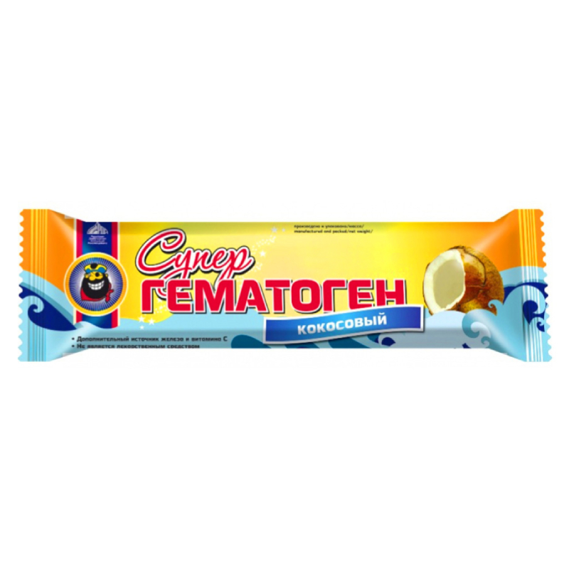 

Гематоген Super Кокосовый 35гр