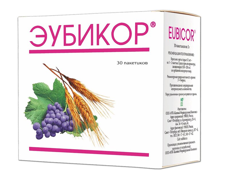

Эубикор порошок для приема внутрь 3 г 30 шт