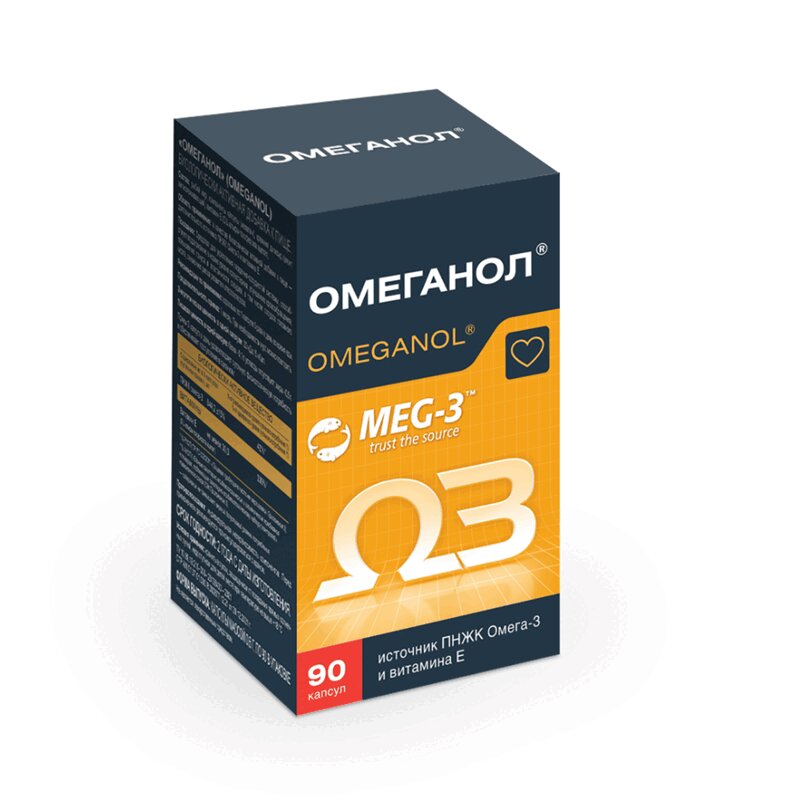 

Омеганол капсулы 0,59 г 90 шт