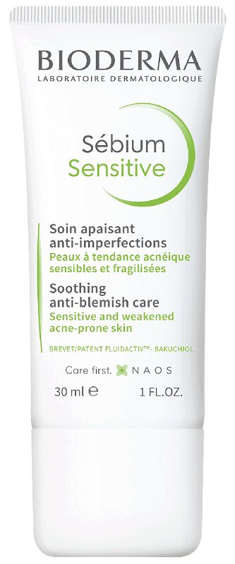 

Bioderma Sebium Sensitive Крем увлажняющий успокаивающий для проблемной кожи 30 мл