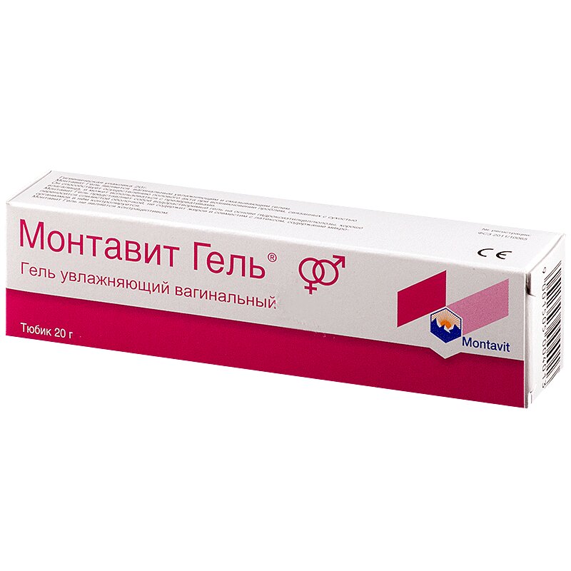 Монтавит гель вагинальный увлажняющий 20 г