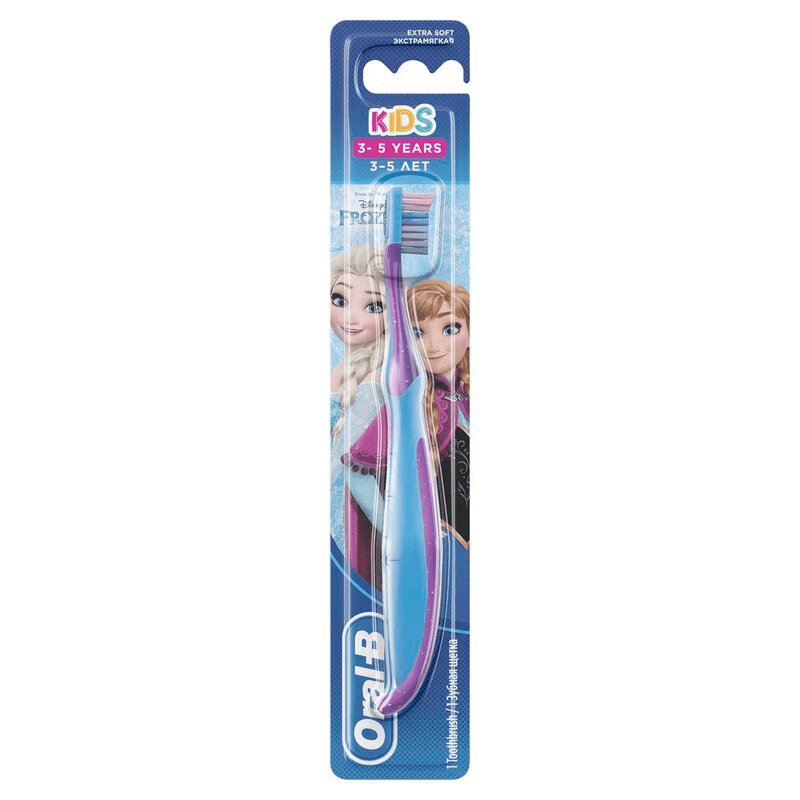 Oral-B Щетка зубная Кидс 3-5 лет Мягкая 1 шт холодное сердце