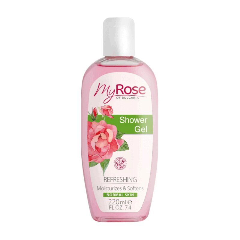 Изображение товара Гель для душа Rose of Bulgaria 220 мл натуральный с ароматом роз