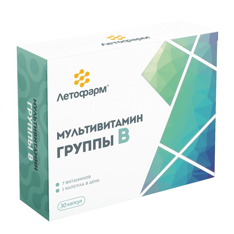 

Мультивитамин группы B капсулы 400 мг 30 шт