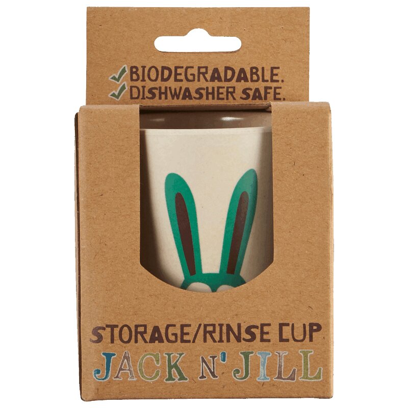 Изображение товара Биоразлагаемый стаканчик для полоскания рта Bunny из бамбука и рисовой шелухи