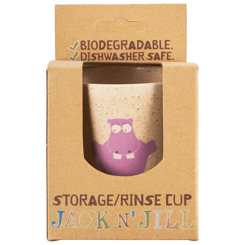Изображение товара Стаканчик для полоскания рта из биоразлагаемых материалов Jack N' Jill Hippo