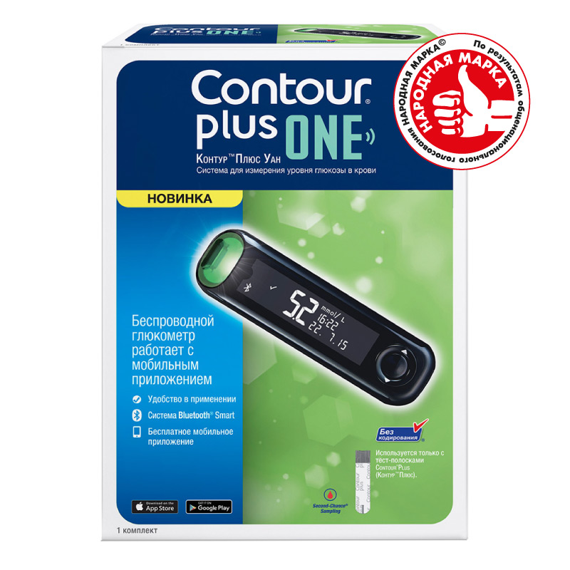 

Contour Plus One Глюкометр