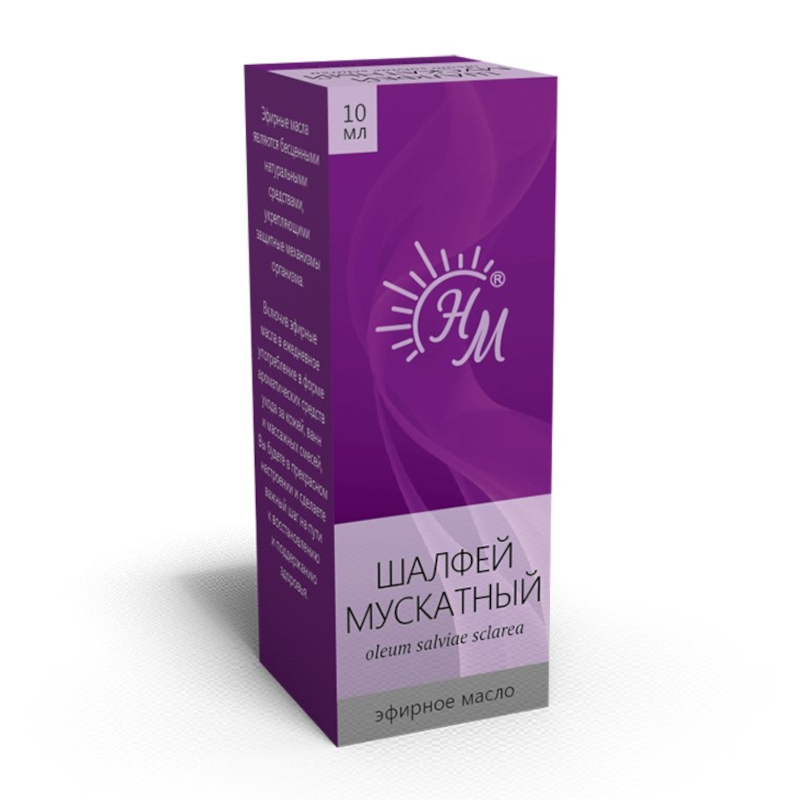 Изображение товара Эфирное масло Шалфей мускатный 10 мл Натуральные масла Россия