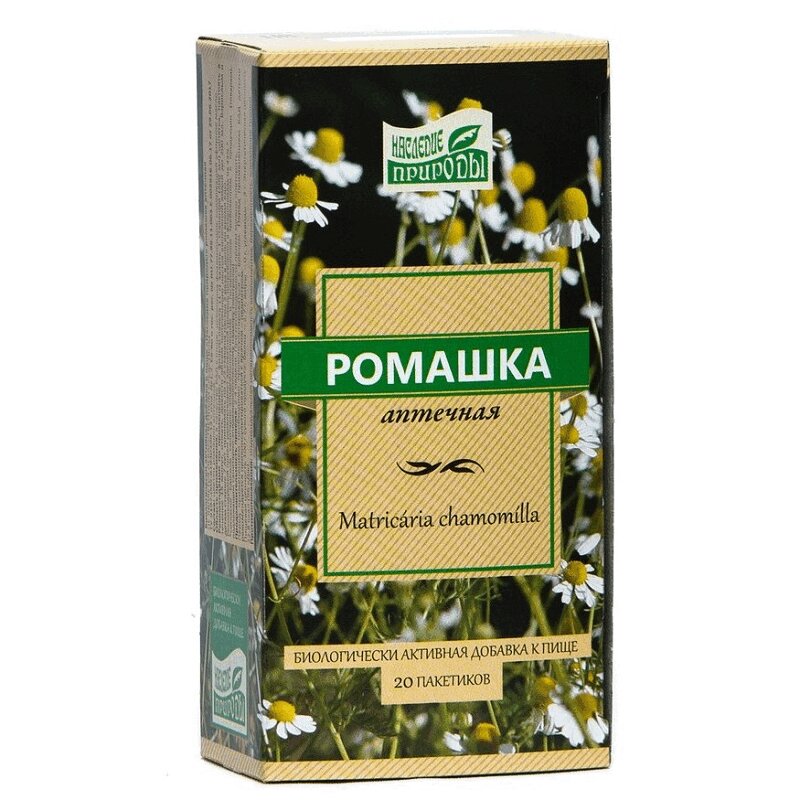 

Наследие Природы Ромашка аптечная фильтр-пакеты 1 г 20 шт
