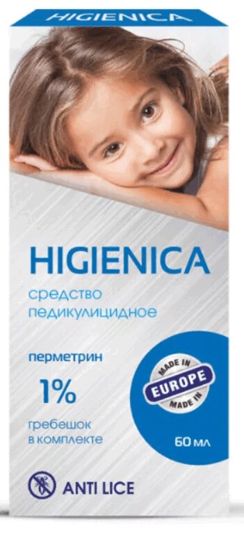 

Хигиеника средство педикулицидное 60 мл