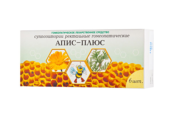 Изображение товара Апис-Плюс-ДН суппозитории ректальные гомеопатические 6 шт для лечения воспалительных заболеваний