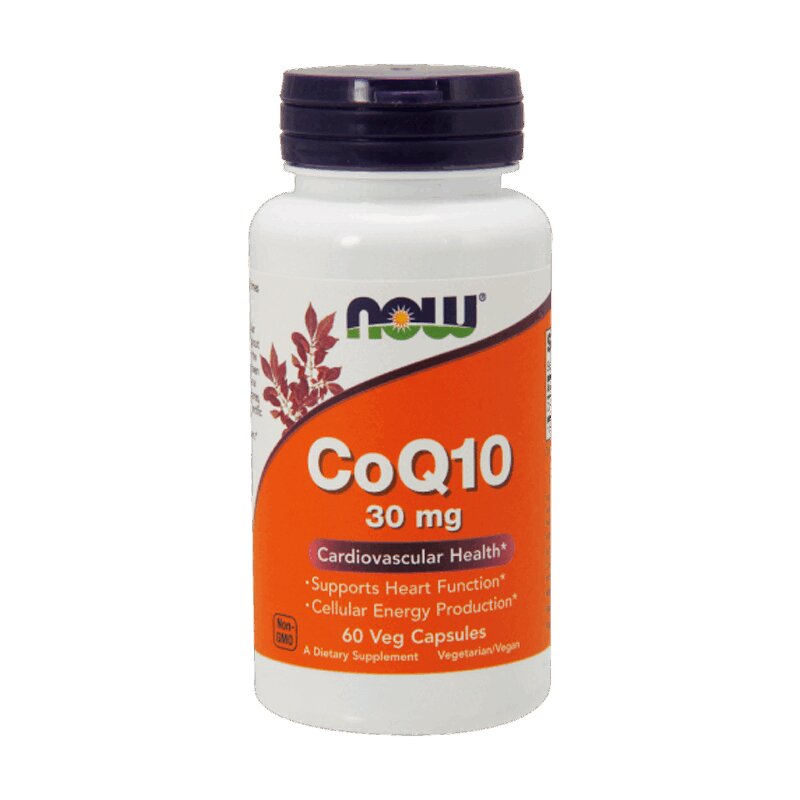 Нау Коэнзим Q10 30 мг капсулы 60 шт нау фудс коэнзим q10 капс 60