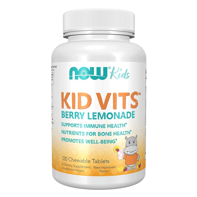 Изображение товара Теперь Кид Витс жевательные витамины для детей ягодный вкус 120 шт