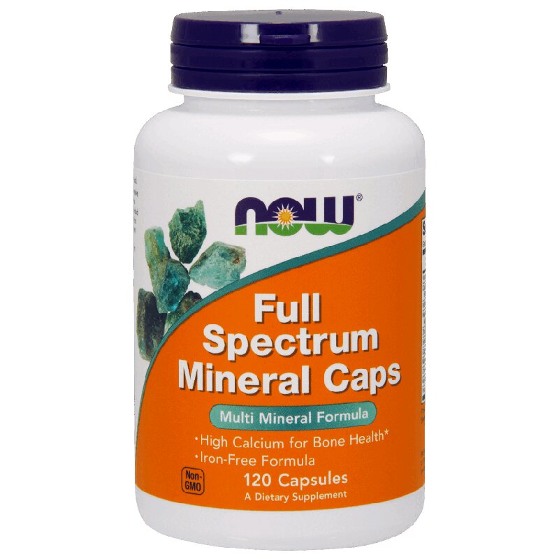 NOW Full Spectrum Minerals Комплекс Минералов капсулы 120 шт