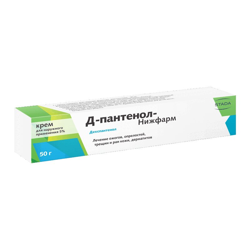 

Пантенол-Д-Нижфарм крем 5% туба 50 г