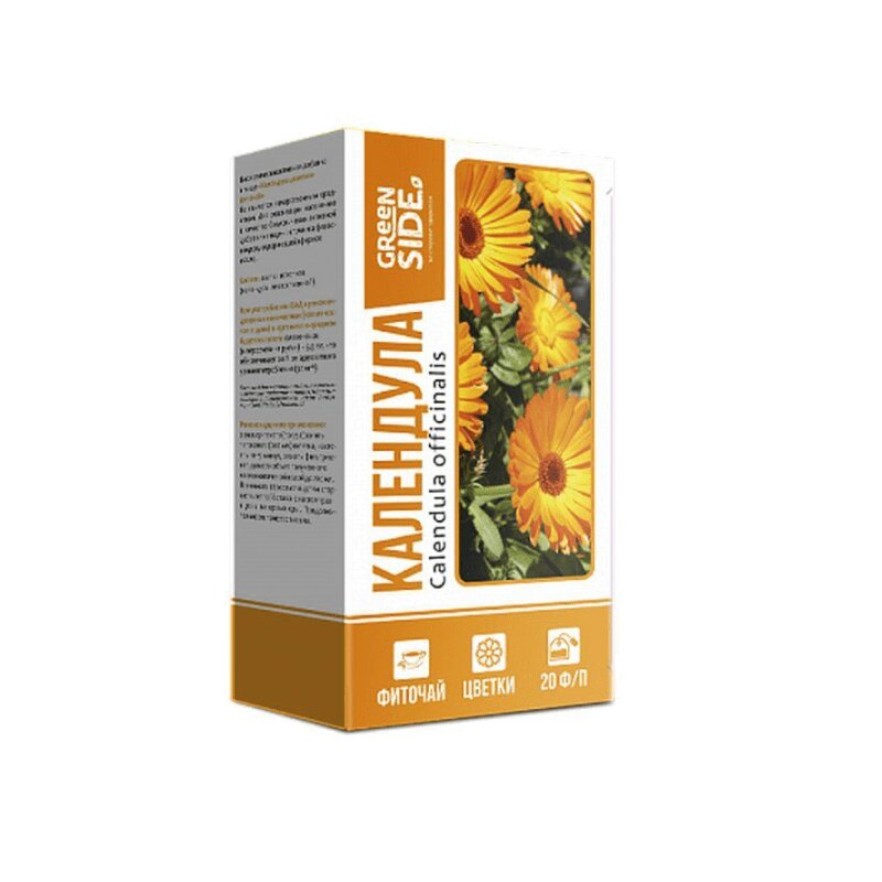 

Календула фиточай фильтр-пакеты 1,5 г 20 шт