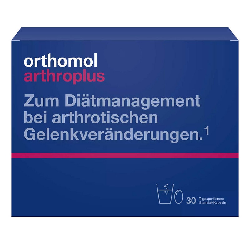 Ортомол Артро Плюс порошок+капсулы 30 шт розулип плюс капсулы 10мг 10мг 30шт