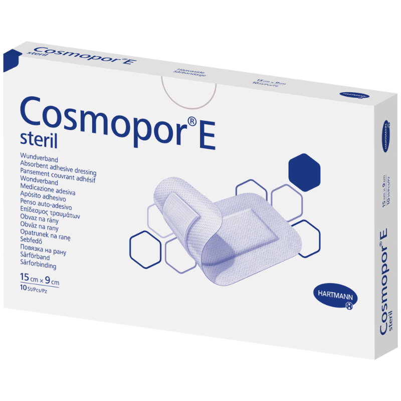 Повязка Cosmopor E на рану самоклеящаяся стерильная 9 х 15 см 10 шт хартманн cosmopor e повязка стерильная сорбционная 10 x 8 см 25 шт