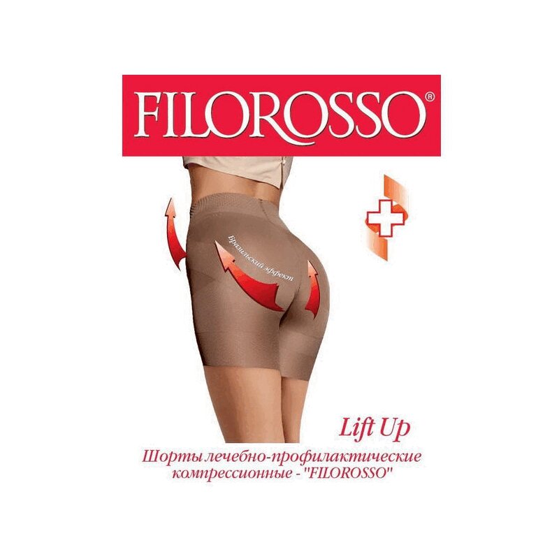 

Filorosso Lift Up Шорты лечебно-профилактические 1 класс компрессионные размер 4 Бежевые