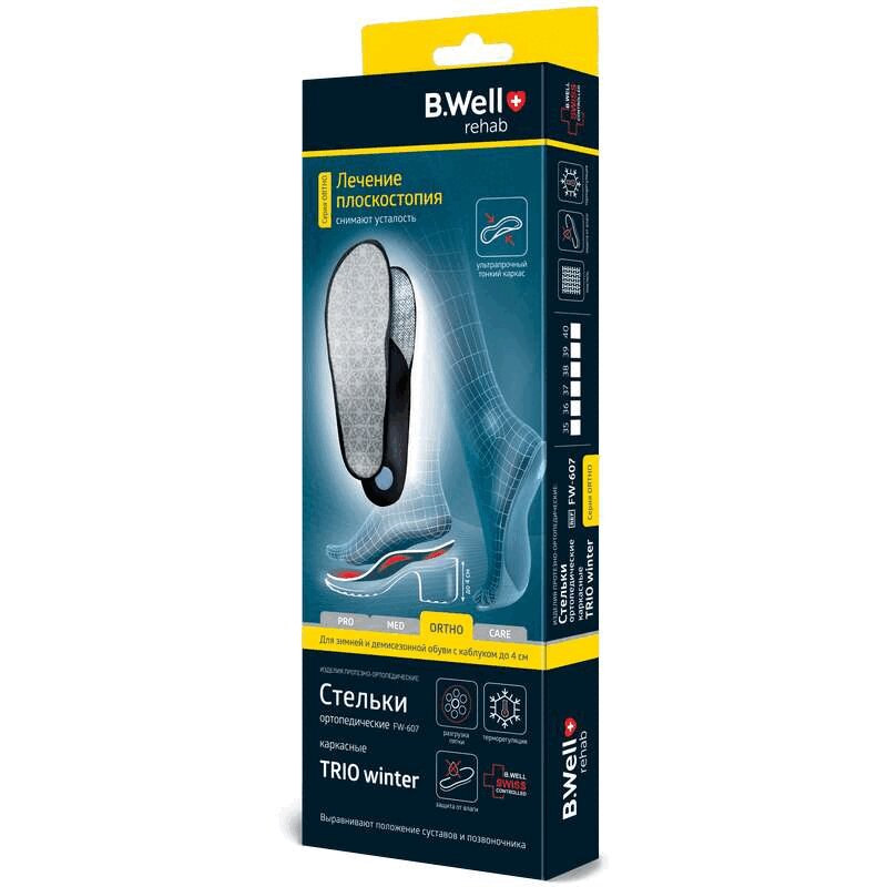

Трио Винтер Стельки ортопедические каркасные размер 39 (пара)