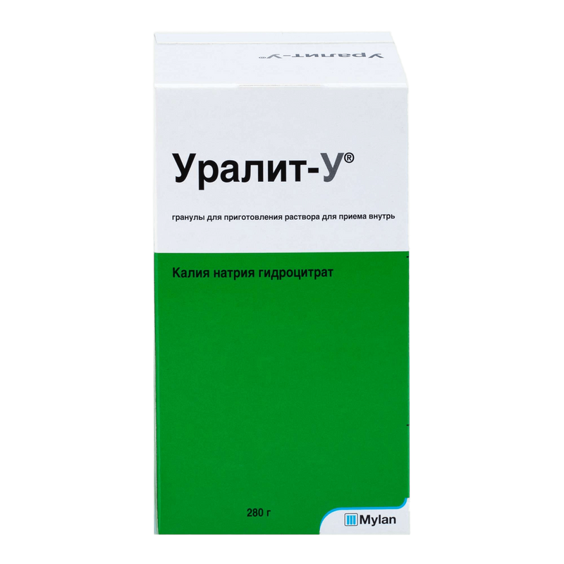 Изображение товара Гранулы Уралит-У для повышения pH мочи и профилактики камней 280 г
