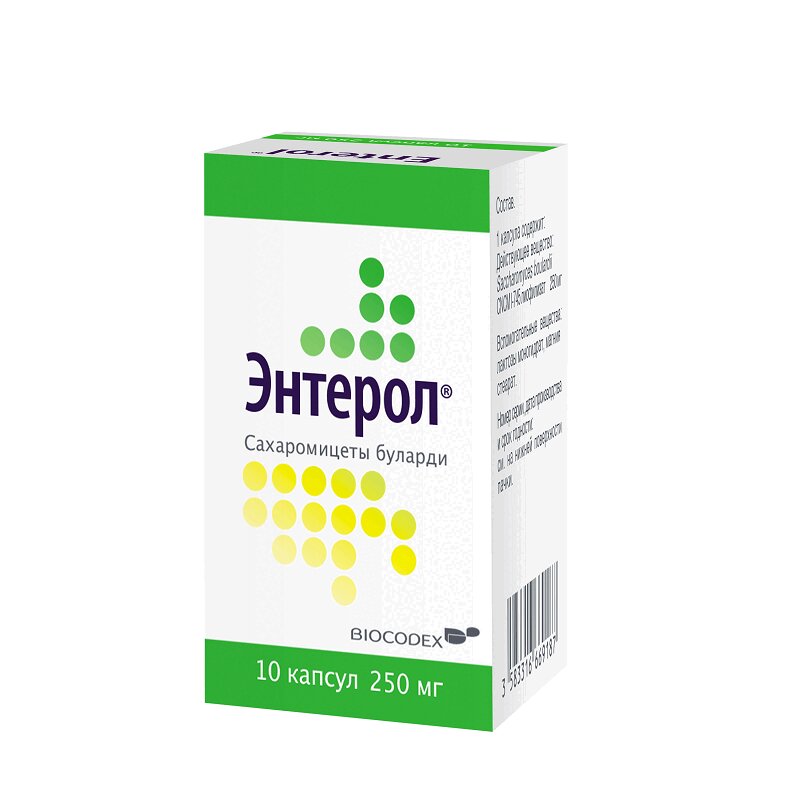Изображение товара Энтерол капсулы для лечения и профилактики диареи