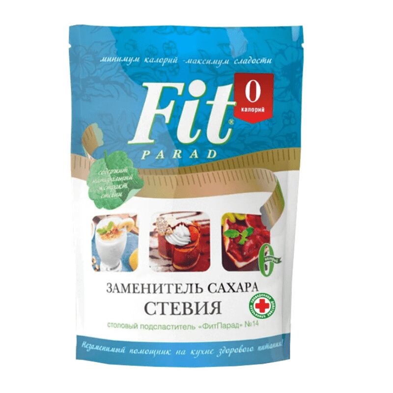 Изображение товара FitParad No14 Заменитель сахара 150 г - натуральный подсластитель для здорового питания