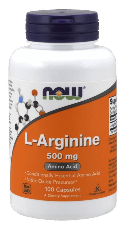 Нау L-Аргинин капсулы 500 мг 100 шт нэйчес баунти l аргинин 500мг капс 50