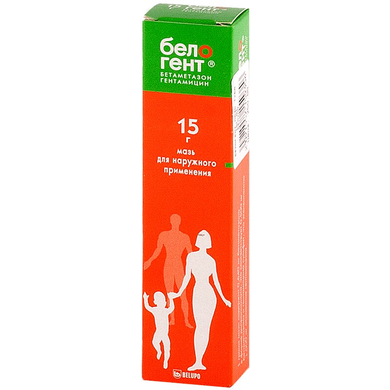 Изображение товара Белогент мазь для наружного применения 15 г - противовоспалительное средство