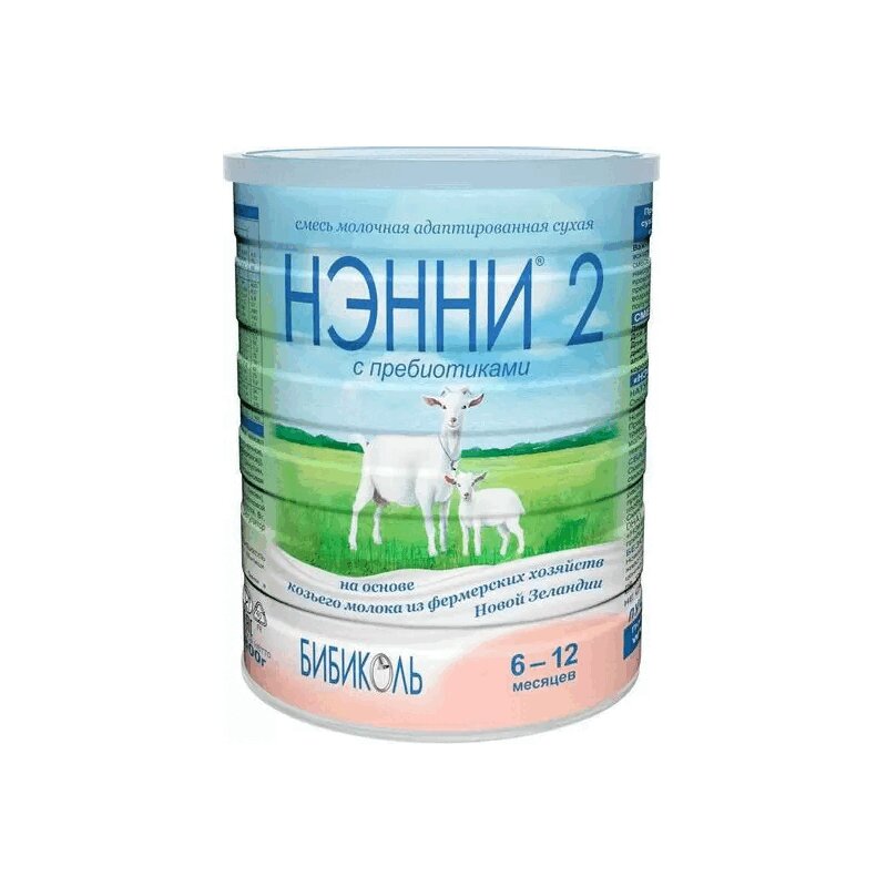 Изображение товара Нэнни 2 сухая смесь на козьем молоке с пребиотиками 800 г для малышей от 6 месяцев