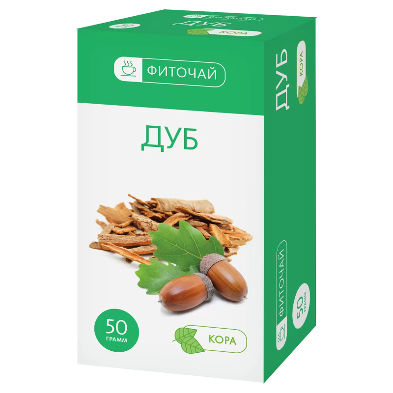 

PL Дуб кора фиточай 50 г