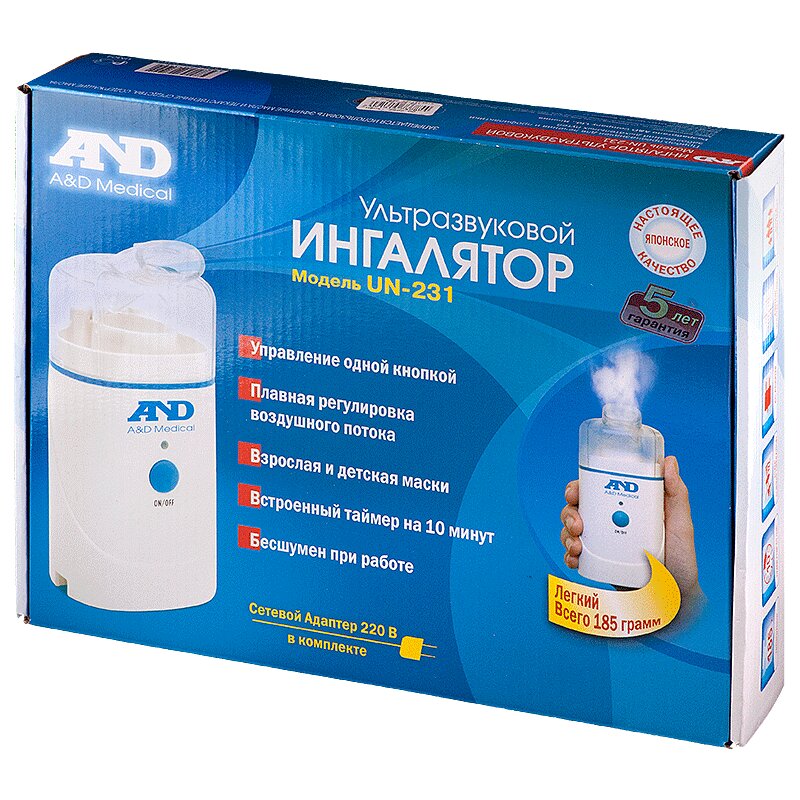 

AND Ингалятор ультразвуковой UN-231