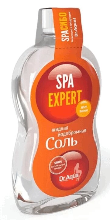 Dr.Aqua Соль для ванн жидкая йодобромная 600 мл бомбочка для ванн chocolatte оранжетто 280 г