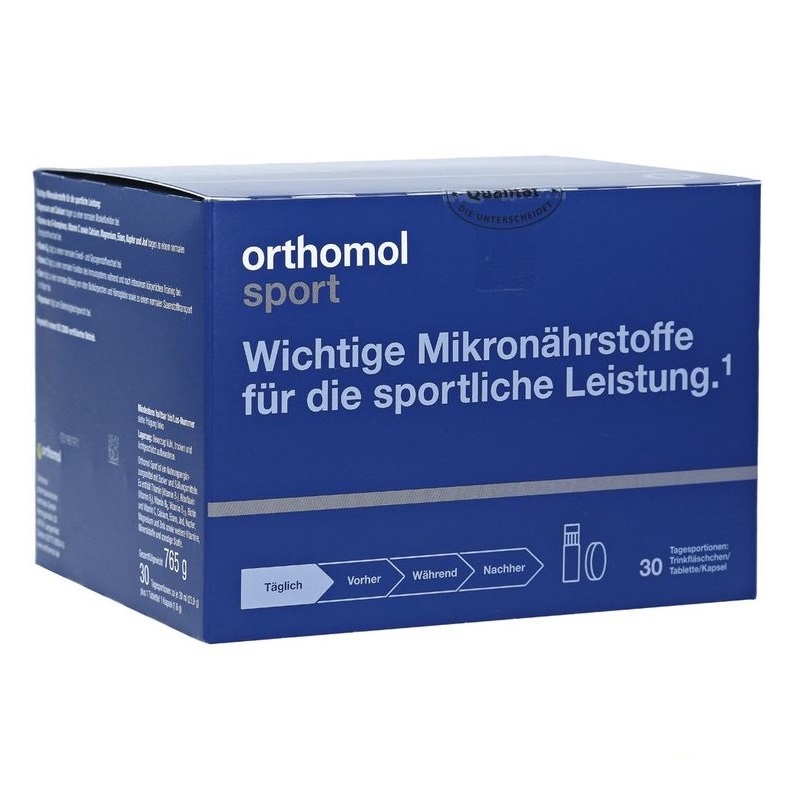 Изображение товара Ортомол Спорт Таурин - витаминный комплекс для спортсменов, жидкая форма, 30 шт