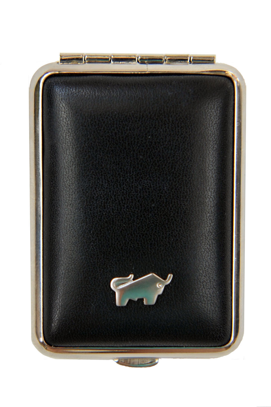 Изображение товара Гуачо Таблетница из натуральной кожи черная компактная для таблеток и капсул