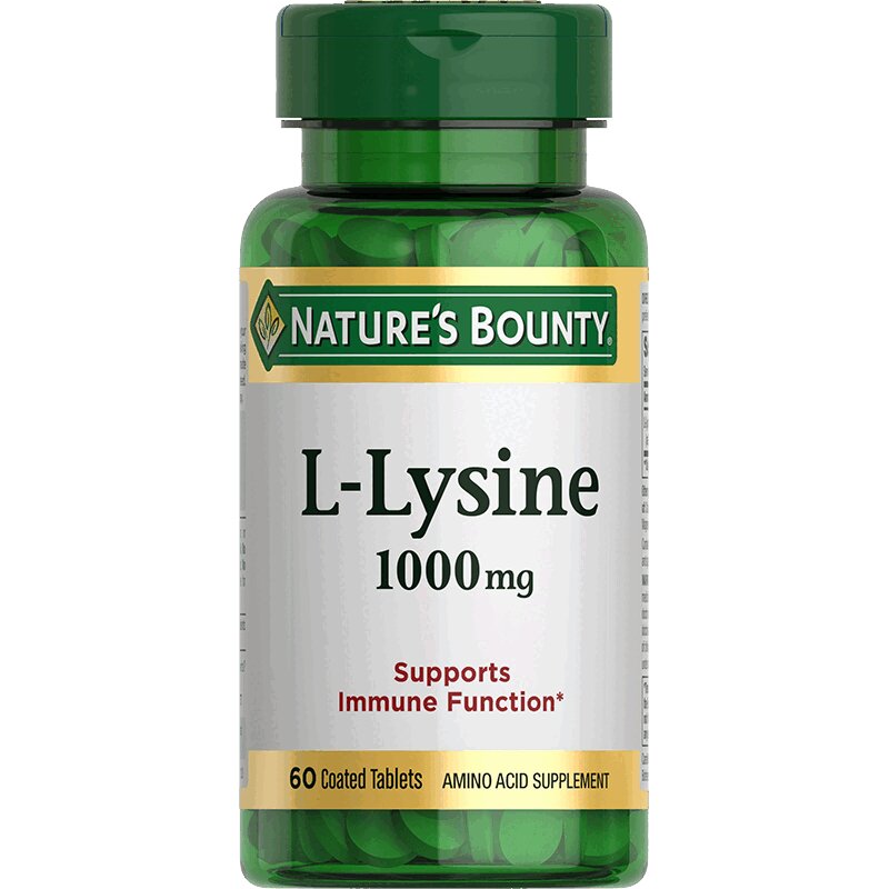 Natures Bounty L-Лизин таблетки 1000 мг 60 шт natures bounty мультивитамины для взрослых пастилки 60 шт