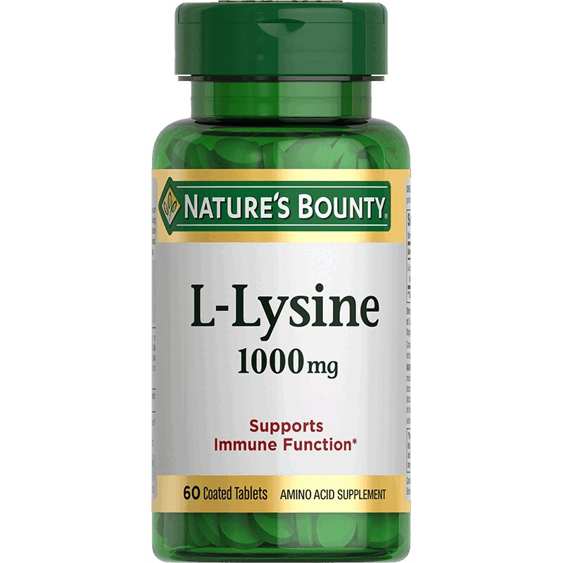 

Nature's Bounty L-лизин 1000 мг таблетки 60 шт
