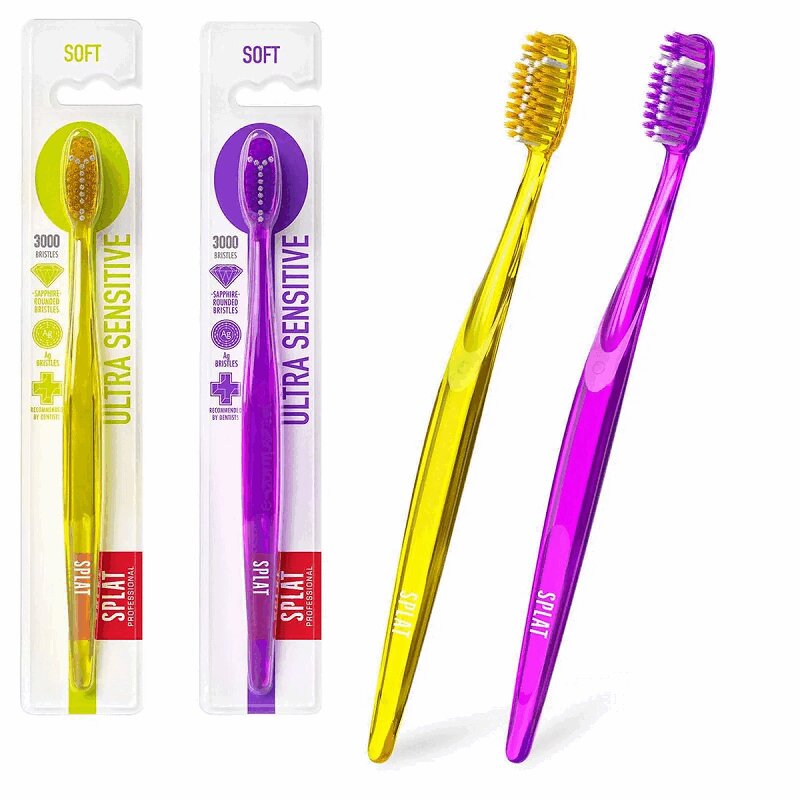 

Splat Professional Ultra Sensitive Зубная щетка для чувствительных зубов и десен Мягкая щетина