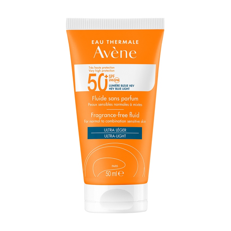 

Avene Sun Флюид солнцезащитный для лица ультралегкий SPF50+ 50 мл