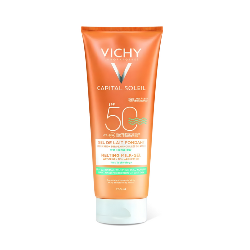 Vichy Капсолей Идеал Эмульсия тающая SPF50 200 мл inspira cosmetics солнцезащитная эмульсия spf 50 150 мл