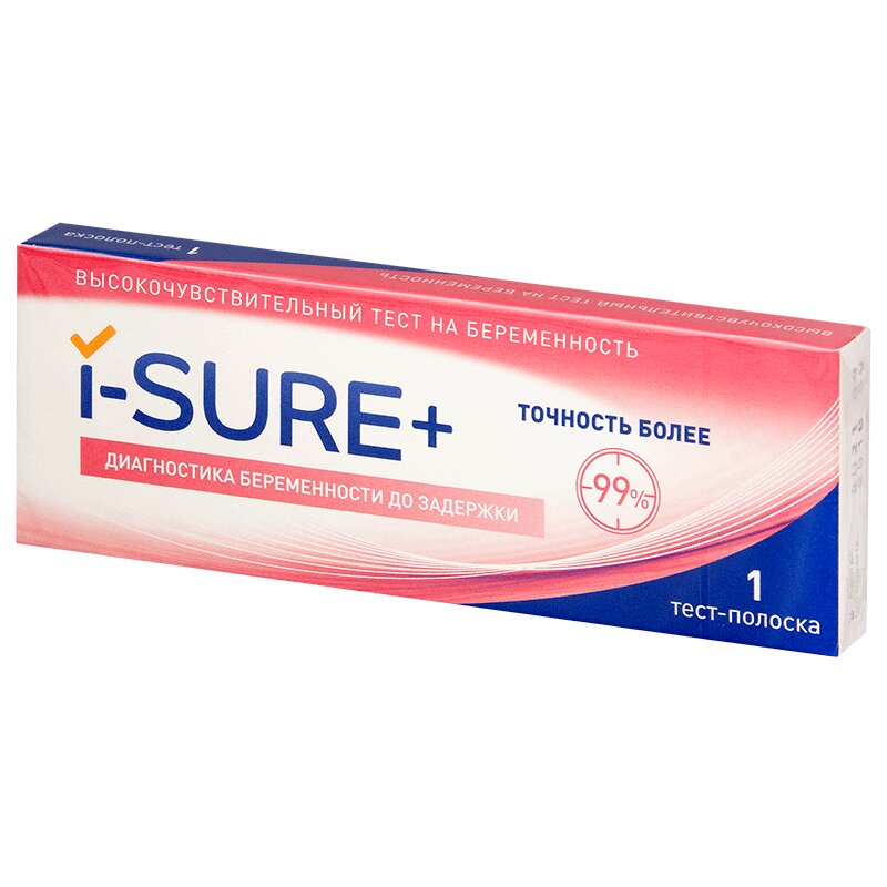

I-Sure Plus Тест на беременность тест-полоска 1 шт