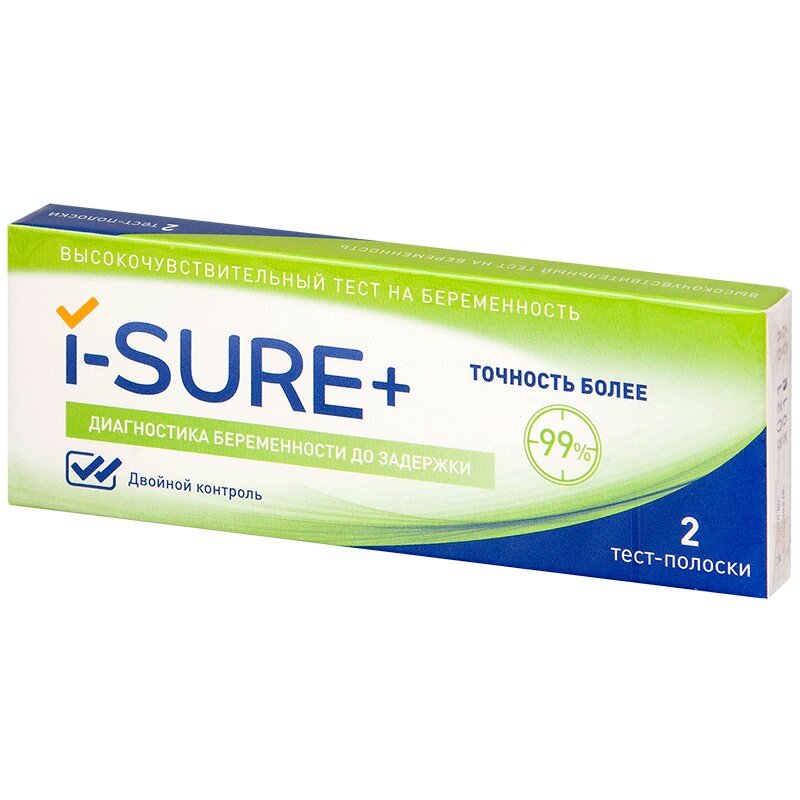 

I-Sure Plus Тест на беременность тест-полоски 2 шт