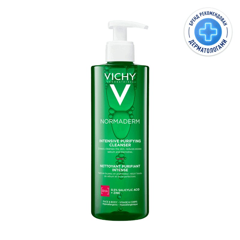 Изображение товара Vichy Normaderm Гель очищающий для лица и тела 400 мл для проблемной кожи
