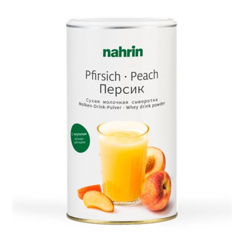 Изображение товара Nahrin Сыворотка молочная со вкусом Персика 600 г