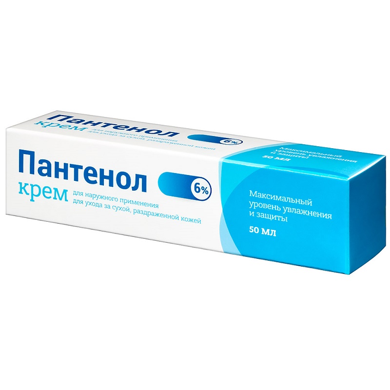 

PL Пантенол 6% крем при повреждениях кожи 50 мл