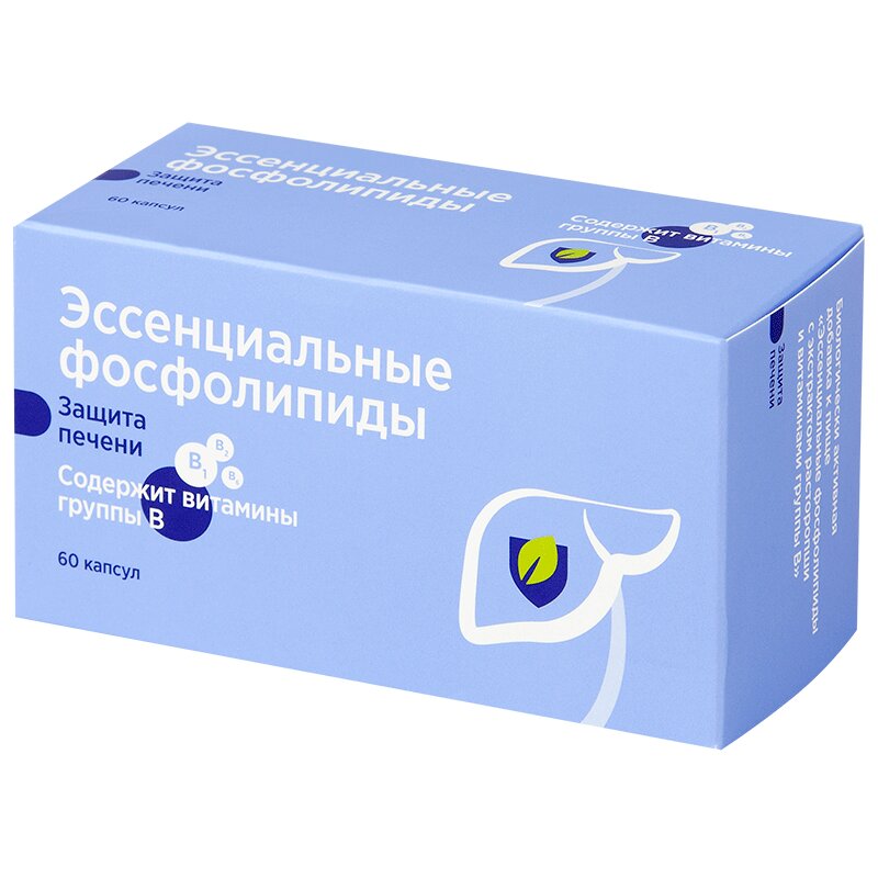 

PL Эссенциальные фосфолипиды капс.№60