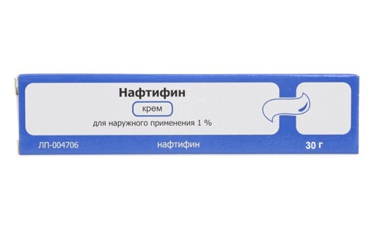 Изображение товара Нафтифин 1% крем для наружного применения, эффективное противогрибковое средство 30 г