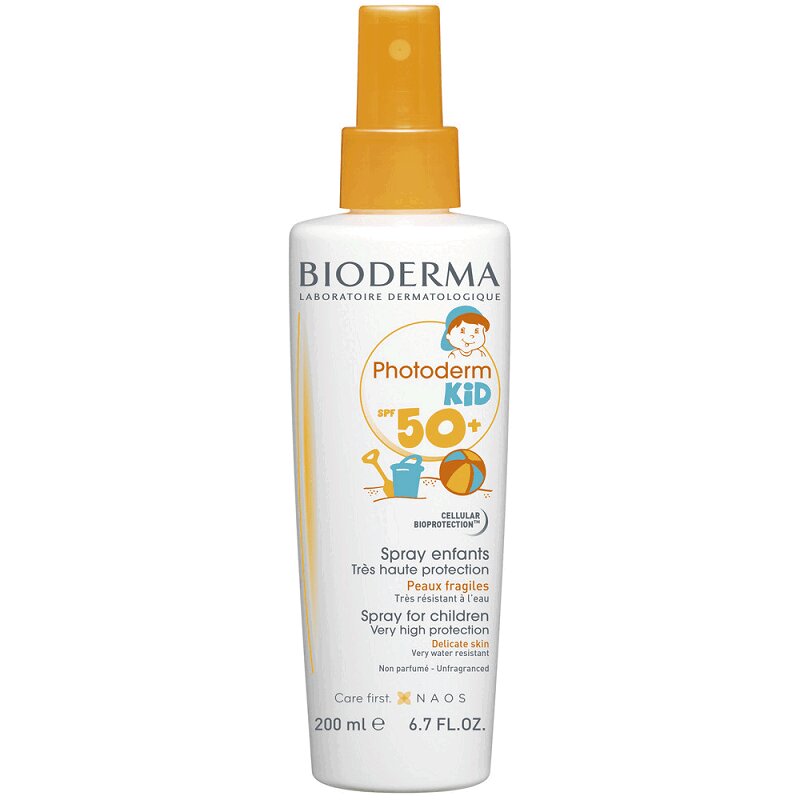 Bioderma Фотодерм Кид Спрей очень высокая защита SPF 50+ 200 мл nivea дезодорант спрей защита антистресс