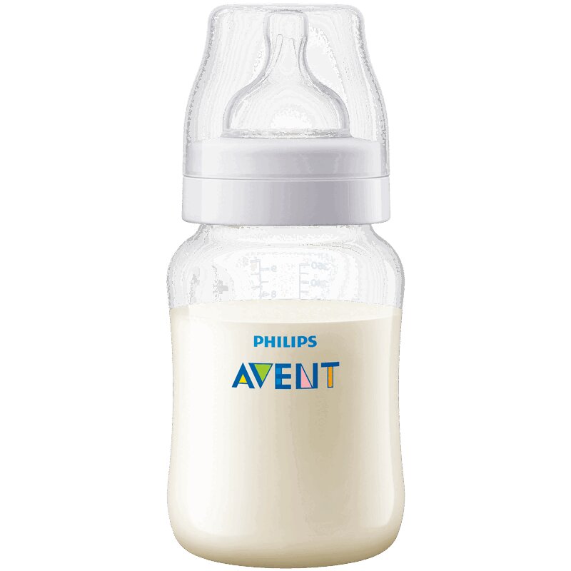 Авент Бутылка для кормления Антиколик с 1мес.260 мл lubby бутылочка для кормления с соской молочной широким горлом с рождения