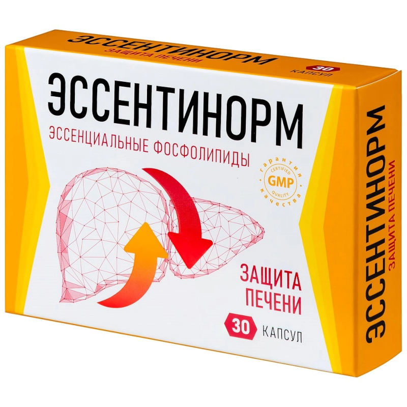 

Эссентинорм Эссенциальные фосфолипиды капсулы 30 шт